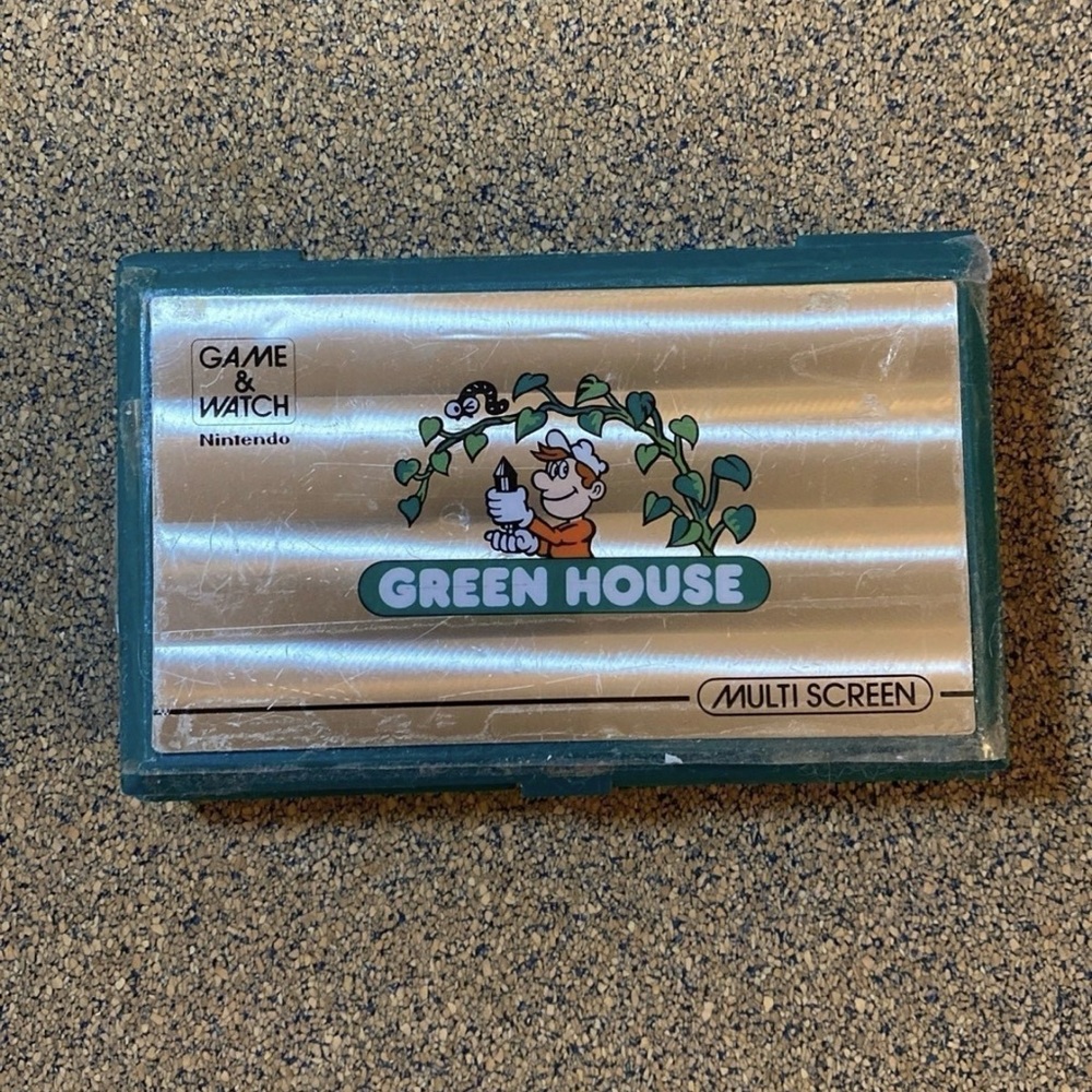 Vintage Classic 1982 Nintendo Game & Watch Handheld Greenhouse